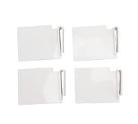 Goshyda Lot de 20 Séparateurs de Boîte à Cartes, Clips en Plastique ABS pour Cartes de Baseball, Ouverture de 4 Mm, Séparateur de Paroi Latérale à Serrage sécurisé pour Boîte de Rangement