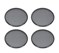 Goshyda Lot de 4 Couvercles de Grille de Haut-Parleur, en Acier laminé à Froid et en Plastique ABS, Couvertures de Protection en de 149 Mm avec Conception D'installation Intégrée, pour