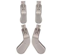 Goshyda Lot de 4 Palettes de Rechange en Acier Inoxydable pour Manette One Série 2, Ensemble de 4 Palettes en Métal, Installation Facile, Aucun Outil Nécessaire pour des Commandes d'action de Jeu