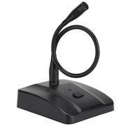 Goshyda Microphone Capacitif Filaire à Col de Cygne pour Conférence de Bureau, directivité en Forme de Cœur avec Autobloquant Marche-arrêt, Câble de 5 M pour Salle de Réunion, Bureau et Conférence