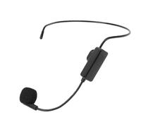 Goshyda Microphone Casque sans Fil 2,4 G, Micro Casque sans Fil pour Haut-Parleur du Système de Sonorisation, avec Adaptateur 3,5 Mm à 6,35 Mm, pour Guide de L'enseignant Instructeur de