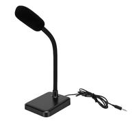 Goshyda Microphone de Bureau avec Suppression du Bruit, Microphone D'ordinateur Filaire Omnidirectionnel pour Conférence de Jeu en Streaming