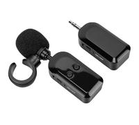 Goshyda Microphone Harmonica sans Fil, Pickup À Doigt, Anti-Interférence | Micro Cravate Rotatif à 360°, porté au Doigt, Portée de 30 M, Batterie 6-8 H, Réduction du Bruit, pour Amplis et , Prêt à