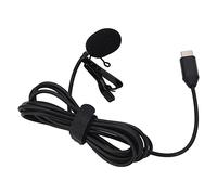 Goshyda Microphone Lavalier Professionnel, Micro D'enregistrement à Condensateur Omnidirectionnel de Type C, Clip Anti-interférence sur Le Microphone à Revers, pour Insta360 One X2 X3