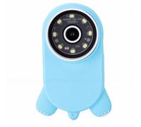 Goshyda Microscope Numérique pour Enfants, écran HD de 2 Pouces, Grossissement 1000X, 8 Lumières LED avec luminosité Réglable, Microscope USB Portable pour étudiants et Enfants, avec (Blue)