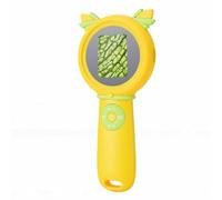 Goshyda Microscope Numérique pour Enfants, Microscope Portatif à Grossissement 1000X avec écran de 2 Pouces, 8 Lumières LED, pour Enfants étudiants (Yellow)