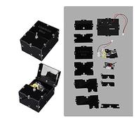 Goshyda Mini Boîte Inutile Amusante, Kit de Bricolage, Matériau Solide et Durable pour Un Jouet Amusant Idéal, Noir