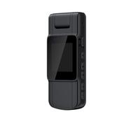 Goshyda Mini Caméra Corporelle HD 4K 1,54 Pouces, Vision Nocturne, Détection de Mouvement, Caméra Portable pour Bureau à Domicile