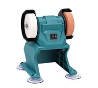 Goshyda Mini Meuleuse d'établi pour BL1815 BL1820 BL1830 BL1840 BL1850 BL1860, Compatible avec Batterie, Rectifieuse d'établi électrique avec 2 Roues, Moteur à Aimant Permanent 5500 Tr/min,