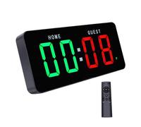Goshyda Minuterie de Gymnastique, Minuterie D'intervalle LED avec | Horloge de Compte à Rebours D'entraînement à Intervalles, Tableau de Bord Sportif, Grand écran de 12 Pouces, Montage Mural