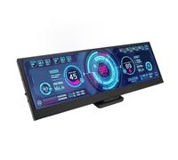Goshyda Moniteur de Température D'ordinateur 14 Pouces, écran Secondaire à Barre étirée, écran LCD CPU GPU, Moniteur de Température de Données, 1920 X 550 HD, Protection des Yeux, pour