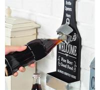 Goshyda Ouvre-bouteille Mural en Forme de Bière de Style Vintage, Décapsuleur Mural, Cet Ouvre-bouteille Vous Permet une Ouverture Facile, à Monter sur n'importe Quel Mur ou Partout où Vous le (1)