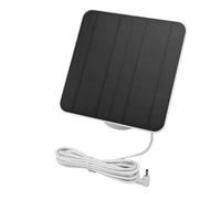 Goshyda Panneaux Solaires 12 W pour Caméra de sécurité Ring Spotlight Cam Plus Pro, Chargeur Solaire avec Port Micro USB DC USB C, Supports Muraux Réglables à 360°, 2 Pièces