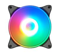 Goshyda Paquet de 6 Ventilateurs de Boîtier de 120 Mm pour Boîtier D'ordinateur, Ventilateurs de Refroidissement de Châssis PC RVB Ultra Silencieux 12 V, Gros Ventilateurs de Boîtier PC