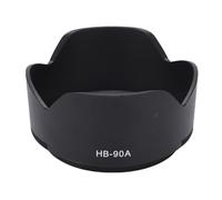 Goshyda Pare-Soleil D'objectif pour DX 50-250 Mm F/4.5-6.3 VR, Abat-Jour Réversible Compatible HB-90A avec Capuchon à Pincement Central de 62 Mm, Pare-Soleil D'appareil Photo ABS Noir