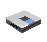 Goshyda Passerelle VoIP, 2 Ports PAP2T Adaptateur de téléphone Internet Protocole SIP V2 Câble RJ45 avec câble réseau pour réseau Haut débit, routeur, passerelle, téléphone Ordinaire(EU)