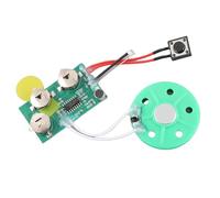 Goshyda Puce de Carte de voeux Bricolage, Module de Puce sonore de Voix d'enregistrement en Boucle répétable de 60 Secondes pour Cartes de Noël, Coffrets Cadeaux, Jouets pour Enfants
