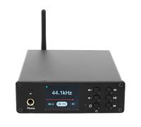 Goshyda Récepteur de L'émetteur TBLUETOOTH, Décodeur de Préampli Numérique à 2 Canaux avec Disque USB Disque Coaxial Optical Fibre Port TFT pour la Télévision à L'extérieur (Prise UE)