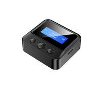 Goshyda Récepteur émetteur Bluetooth 5.1, Adaptateur Bluetooth sans Fil avec Modes TX RX, Adaptateur Audio Bluetooth AUX 3,5 Mm avec Affichage Numérique LED pour Haut-Parleur