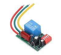 Goshyda Relais temporisé avec 16 Modes de Retard, Contrôle Intelligent pour les économies D'énergie, Canaux de Contrôle pour Ventilateur et Moteur, Entrée AC 110-220 V pour une Installation