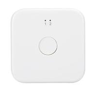 Goshyda Répartiteur HDMI, Commutateur Double Voie ABS Blanc, Séparateur HD à Large Compatibilité écran Partagé Haute Définition 2 en 1 Sortie/1 Entrée 2 Sorties, pour Téléviseur, Projecteurs(Blanche)