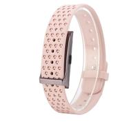 Goshyda Santé de Tracker de Fitness, Bracelet Intelligent Portable pour l'intensité de L'entraînement, Suivi du Sommeil, Heure de Secours de 40 Jours, 10m à L'épreuve de la Natation, (Pink)