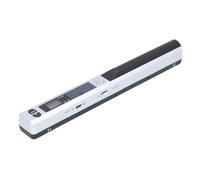 Goshyda Scanner de Documents Portable, Scanner D'images Portable 900 DPI, Baguette de Numérisation Mobile de Photos Couleur A4, Prend en Charge PDF JPG, pour Le Bureau de Voyage à Domicile (Silver)