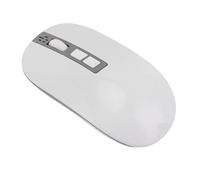 Goshyda Smart AI Voice Mouse - Traduction en Temps Réel et Transcription avec Connexion Multi-Mode Intégrée (2,4 G/BT), 800 à 4000 DPI Paramètres (White)