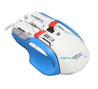 Goshyda Souris de Jeu Filaire 12 800 DPI, Programmation, Lumière RVB pour7 8 10, 6 DPI Réglables, Prise en Main Confortable, Capteur Optique de qualité Jeu, Programmation,