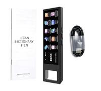 Goshyda Stylo de Traduction Portable, Appareil de Traduction Vocale Intelligent avec écran de 5 Pouces pour Voyager et Apprendre, 1 Pièce, Noir Perle