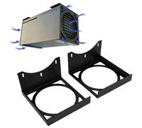 Goshyda Support de Montage Sous Bureau en Métal pour Console de Jeu Série X, Support Peu Encombrant avec Acier de 2 Mm D'épaisseur, Six Vis
