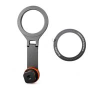 Goshyda Support Téléphonique Magnétique, Support Pliable 360° pour Vlog avec Froid Sabot et Filetage 1/4, pour Smartphone