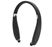 Goshyda SX-991 Oreillette Bluetooth, Écouteurs Tour de Cou Bluetooth 5.0 Écouteurs de Sport Pliables avec Écouteurs Rétractables, pour Bureau à Domicile, Vidéoconférence, avec Étui de Transport