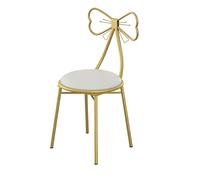 Goshyda Tabouret de Maquillage de Construction Stable, Chaise de vanité à Coussin Doux avec Cadre en Métal pour vanité de Chambre à Coucher jusqu'à 120 Kg avec Dossier Amovible pour Vanités et
