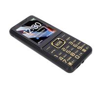 Goshyda Téléphone 4G Seniors, Téléphone Bluetooth Big Keys avec Touche SOS, Téléphone 4G, Double Sim, Radio FM, Appareil Photo, Lampe de Poche Latérale, 2500mAh, etc. (Black)