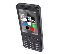 Goshyda Téléphone Portable 4G débloqué, Double SIM, écran Tactile de 3.5 Pouces, Grandes Touches, pour Personnes âgées, Son Fort, Utilisation Facile (Black)