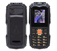 Goshyda Téléphone Portable à Gros Boutons pour Personnes âgées avec SOS - Téléphone débloqué 4G LTE, Grande Batterie 16 800 MAh, Double SIM, Radio FM, Lecteur MP3, de Base (Black)