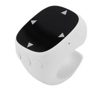 Goshyda Temps à Distance Bluetooth sans Fil du Doigt, Tourneur de Page de Bague à Défilement, Compatible avec la Plupart des Applications, pour iOS, pour Le Téléphone Android (White)