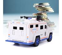 Goshyda Tirelire électronique pour Camion de Trésorerie, Boîte D'économie d'argent Créative pour Enfants, Jouet et Décoration de la Maison avec Protection par Mot de Passe et Lecture de Musique,