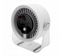Goshyda Ventilateur de Bureau Rechargeable 5 W, Circulateur d'air de Table 2400 MAh avec Réglage à 360 Degrés, 5 Vitesses de Vent, Ventilateur USB C à Faible Bruit pour Chambre à Coucher, Bureau,