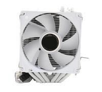 Goshyda Ventilateur de Refroidissement CPU RVB, Silencieux 3 Broches, 6 Caloducs, Dissipation Thermique Efficace, pour775 1150 1151 1155 1156 1200 1700 1356 1366FM1 AM2