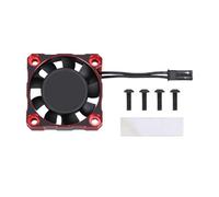 Goshyda Ventilateur de Refroidissement en Aluminium de 40 Mm avec Connecteur JST pour Moteur de Voiture RC, Refroidisseur de Moteur Haute Vitesse 8,4 V 16 000 Tr/min, Dissipation Thermique Efficace