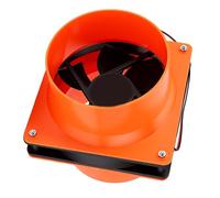 Goshyda Ventilateur d'extraction Solaire avec Panneau Solaire Monocristallin, Ventilateur de Ventilation à énergie pour Tuyau Rond, Haute efficacité pour Abri de Camping-car, de Refroidissement