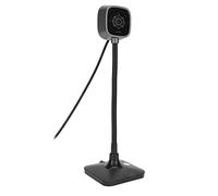 Goshyda Webcam USB à Tube Pliable à Réduction de Bruit HD avec Microphone, Plug and Play, Angle Réglable, Multi-Application, pour Diffusion en Direct, Vidéoconférence