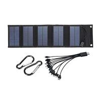 GOSIA 70W Panneau Solaire USB Pliable Cellule Solaire Chargeur de Panneau Solaire Imperméable Pliable Portable pour Mobile Camping Randonnée