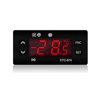GOSIA ETC-974 Mini Contrôleur de Température Réfrigérateur Thermostat Régulateur Thermocouple Capteur