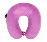 Gosider Coussin de nuque de voyage confortable pour les voyages Violet Coussin de nuque en forme de U en mousse à mémoire de forme Coussin respirant pour soutien de la tête et du cou Coussin de voyage
