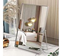 Gosider Miroir de Table rectangulaire - Pivotant à 90° - 30 x 22 cm - Haute définition - pour Commode, Salon, Chambre à Coucher, Bureau