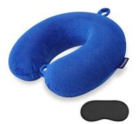 Gosider Oreiller de cou pour voyage en mousse à mémoire de forme en forme de U - Confortable - Soutien de la tête et du cou - Oreiller en avion pour voyage, voiture, maison, bureau, voyage