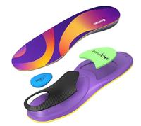 Goskala Semelles Orthopédiques Nouvelle Génération Pour Fasciite Plantaire - Soutien De La Voûte Plantaire pour Hommes et Femmes, Douleur Métatarsienne et Course, Absorbent Les Chocs, Violet XS